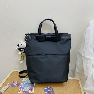 Új modell női hátizsák bőr szalagos elemmel