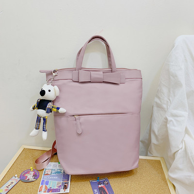 Új modell női hátizsák bőr szalagos elemmel