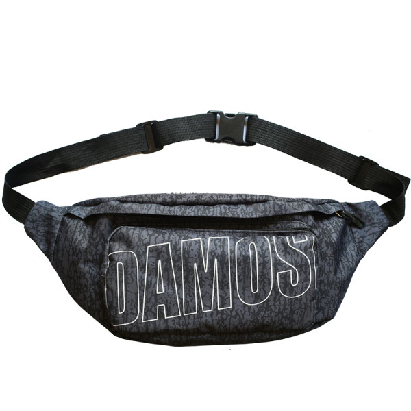 Moodne meeste õlakott kirjaga