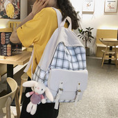 Női mindennapi hátizsák nagy első zsebbel