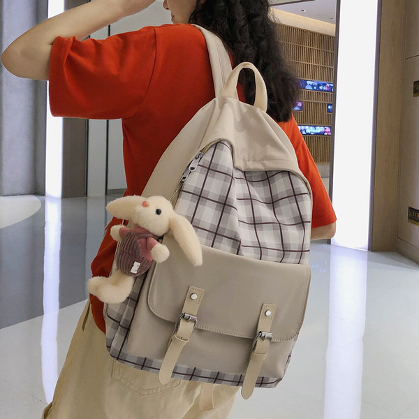 Női mindennapi hátizsák nagy első zsebbel