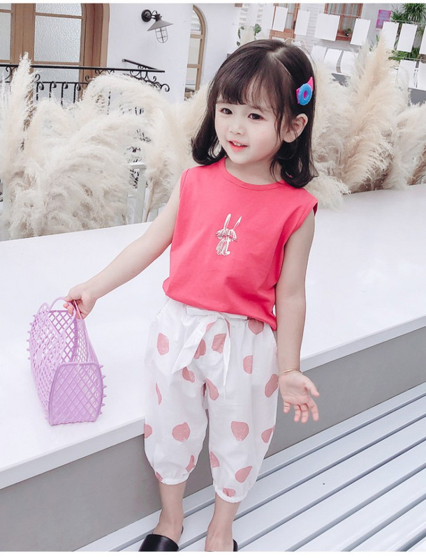 Tavaszi-nyári gyerek szett hímzéssel