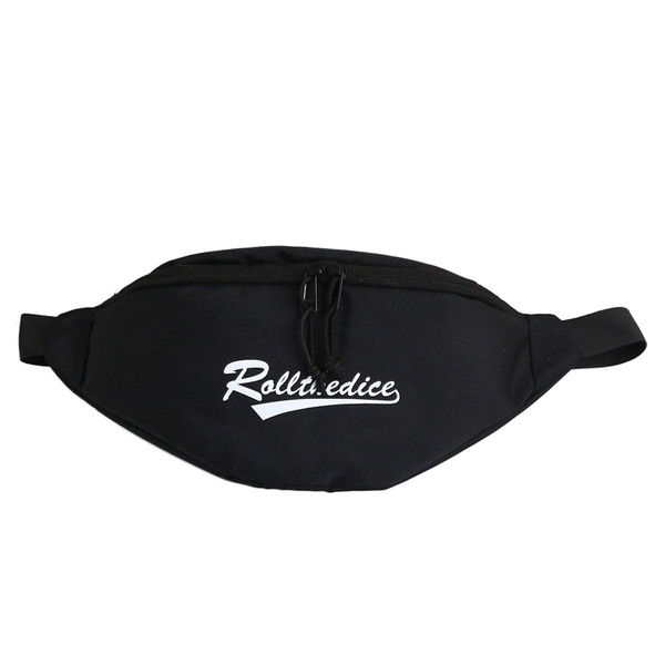 Hétköznapi férfi táska cipzárral és felirattal