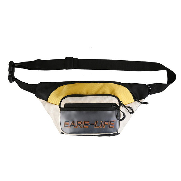 Ανδρική τσάντα ώμου με μοντέρνα επιγραφή