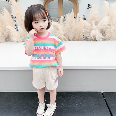 Παιδικό σετ μπλούζας και σορτς με τσέπη