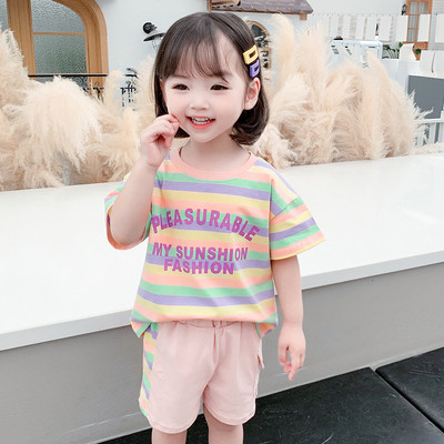 Παιδικό σετ μπλούζας και σορτς με τσέπη