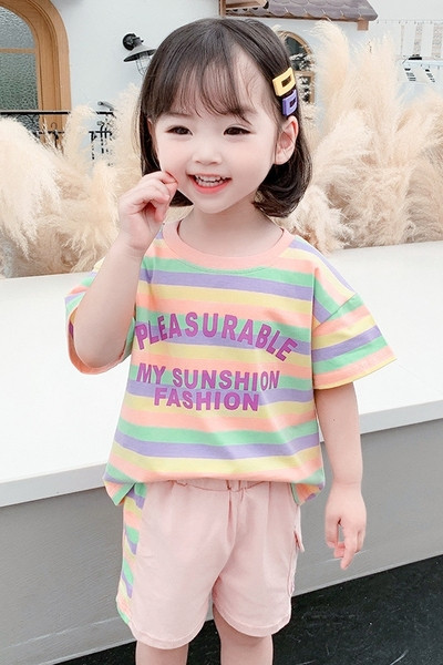 Παιδικό σετ μπλούζας και σορτς με τσέπη