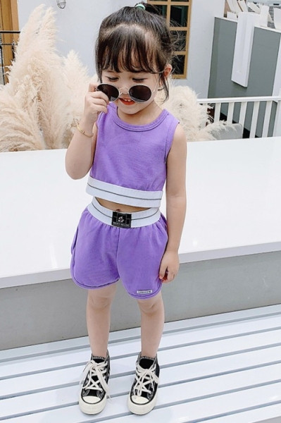 Naiste kaheosaline spordikomplekt elastse vöökohaga