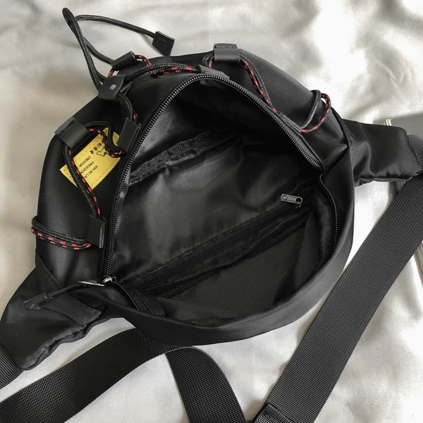 Ανδρική τσάντα casual με κορδόνια και φερμουάρ