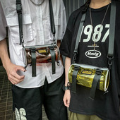 Modern férfi átlátszó táska hosszú füllel