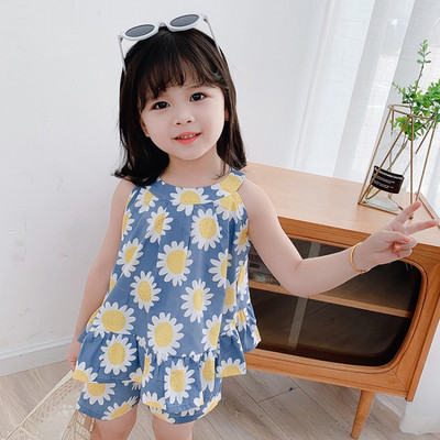 Lilletrükiga igapäevane lastekomplekt