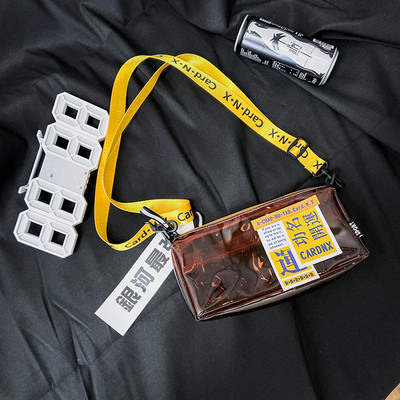 Igapäevane läbipaistev meeste õlakott