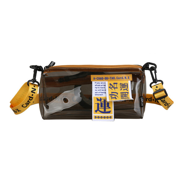 Igapäevane läbipaistev meeste õlakott