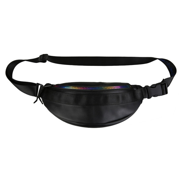 Μοντέρνα ανδρική τσάντα από οικολογικό δέρμα με φερμουάρ