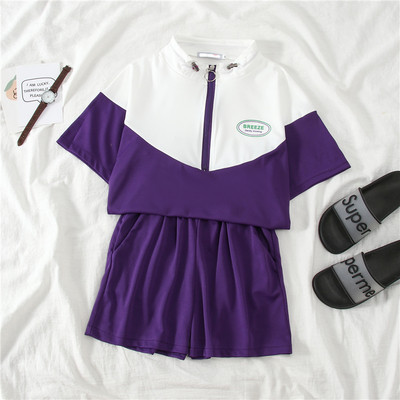 Nyári sportkészlet két részből - póló és rövidnadrág