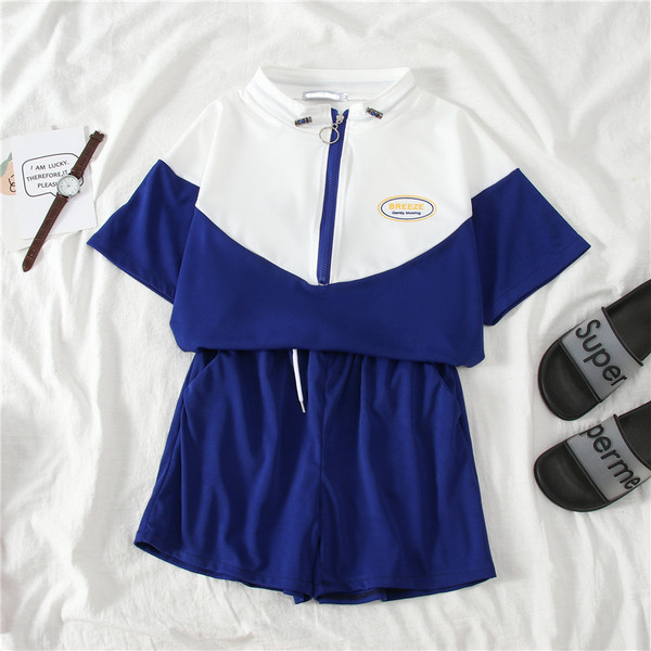 Nyári sportkészlet két részből - póló és rövidnadrág