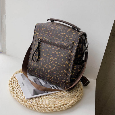 Nahast rihmadega uue mudeli naiste seljakott