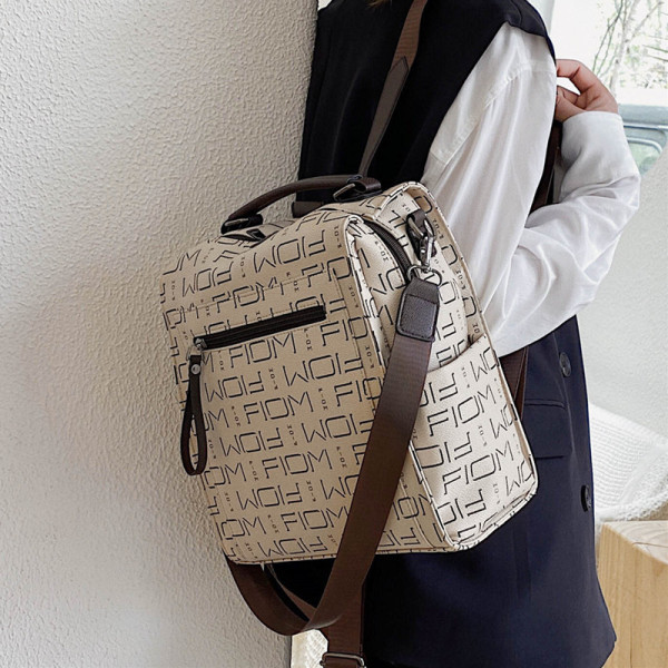 Nahast rihmadega uue mudeli naiste seljakott