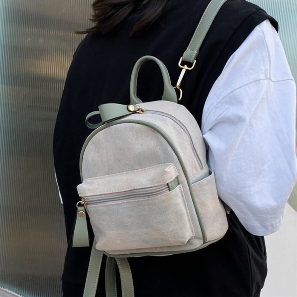 Ежедневна дамска раница от еко кожа 