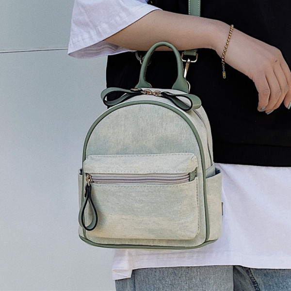 Ежедневна дамска раница от еко кожа 