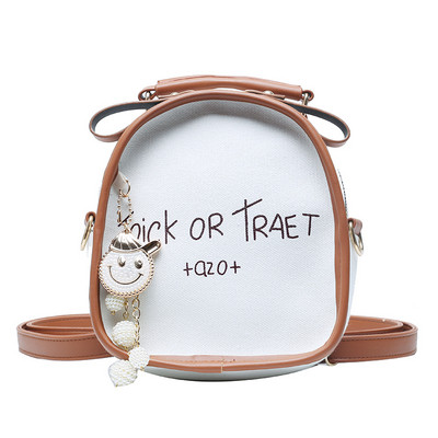 Új modell eko bőrből készült női hátizsák elemmel - felirattal