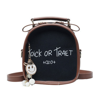 Új modell eko bőrből készült női hátizsák elemmel - felirattal