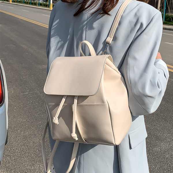 Női mindennapi hátizsák öko bőrből