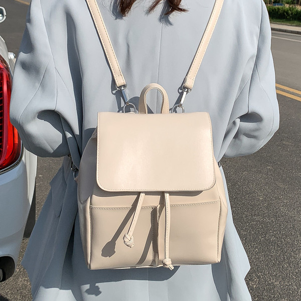 Női mindennapi hátizsák öko bőrből