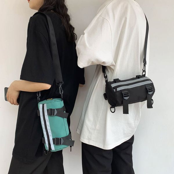 Férfi mindennapi válltáska cipzárral