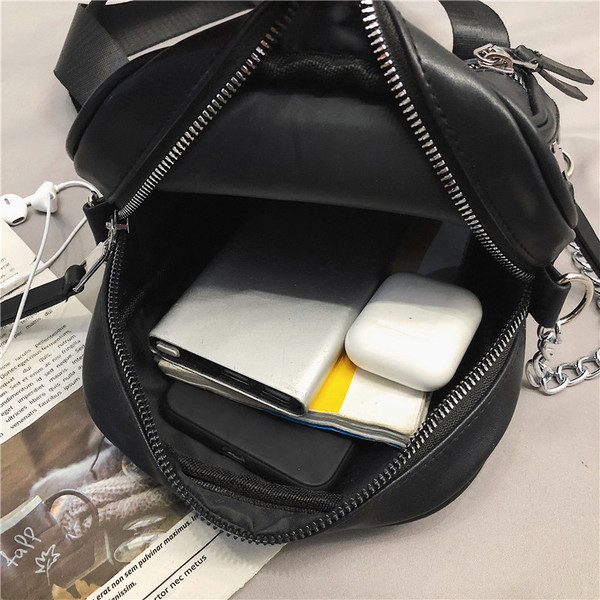 Öko-nahast moodne, lukuga meeste kott