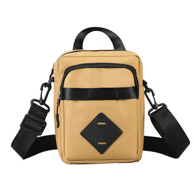 Модерна мъжка чанта за рамо с дълга и къса дръжка