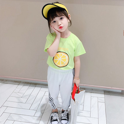 Gyermek blúz szett rövid ujjal és hosszú nadrággal