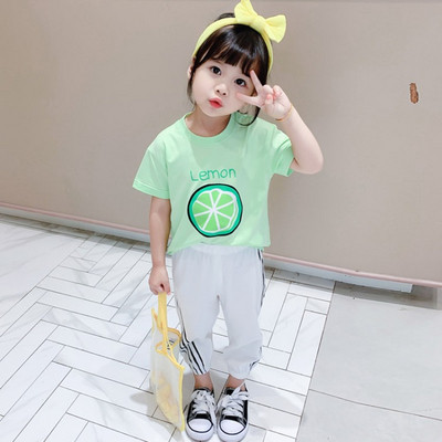 Gyermek blúz szett rövid ujjal és hosszú nadrággal