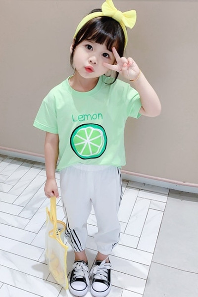 Gyermek blúz szett rövid ujjal és hosszú nadrággal