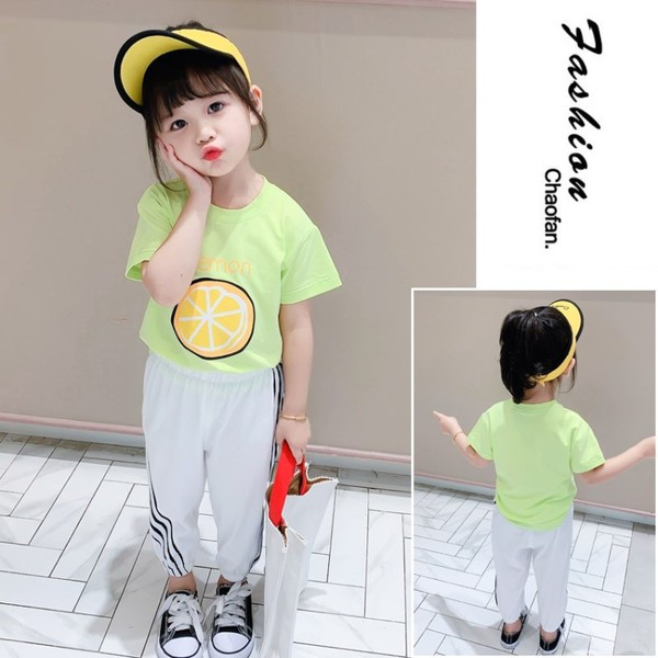 Gyermek blúz szett rövid ujjal és hosszú nadrággal