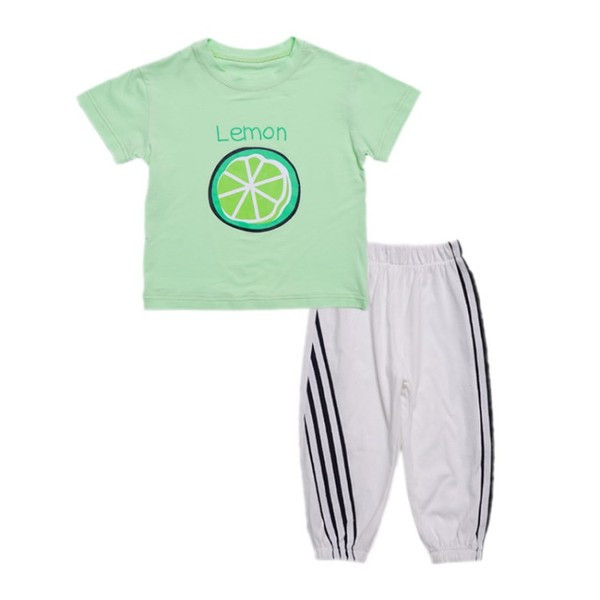 Gyermek blúz szett rövid ujjal és hosszú nadrággal