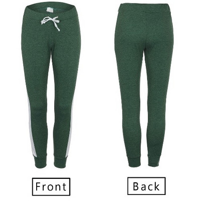 Sieviešu sporta legingi ar apmalēm un saitēm