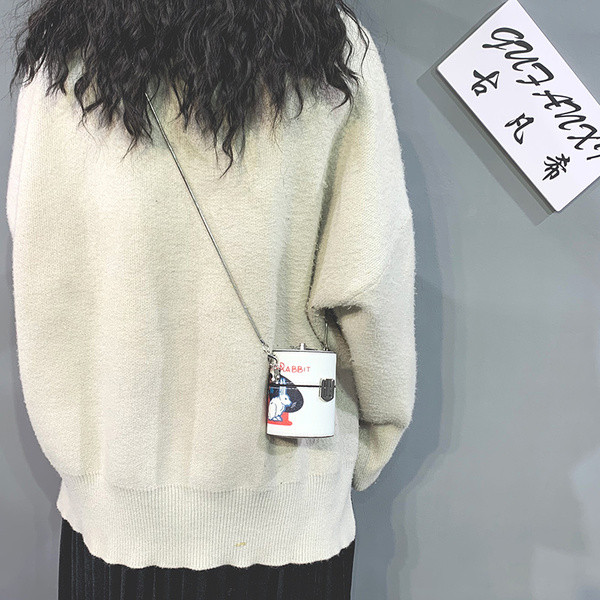 Új modell női kistáska vas fogantyúval