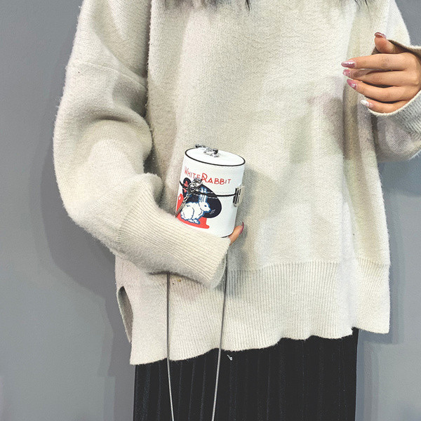 Új modell női kistáska vas fogantyúval