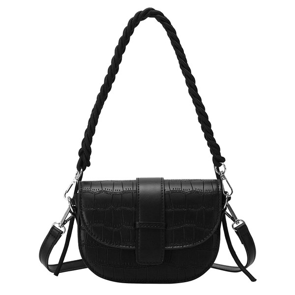 Sieviešu moderna ādas soma ar īsu rokturi