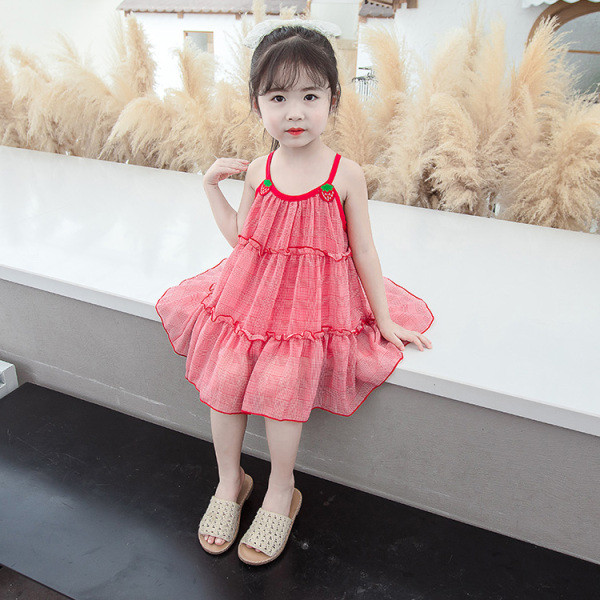 Gyerekruha vékony pántokkal és rátéttel