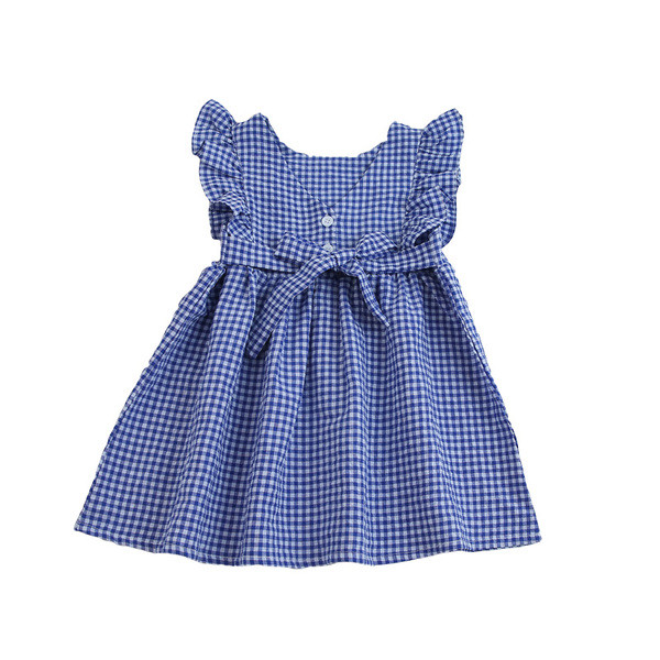 Ruuduline lokkidega lastekleit