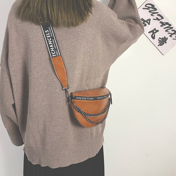 Modern női táska derékra és vállra