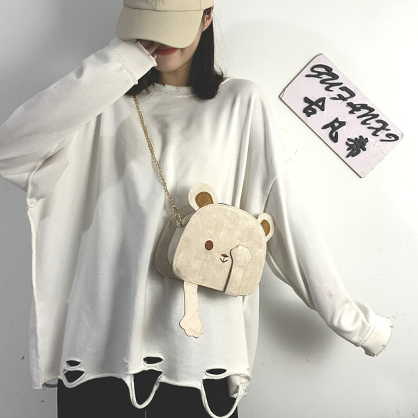 Új modell női táska fém fogantyúval és 3D elemmel