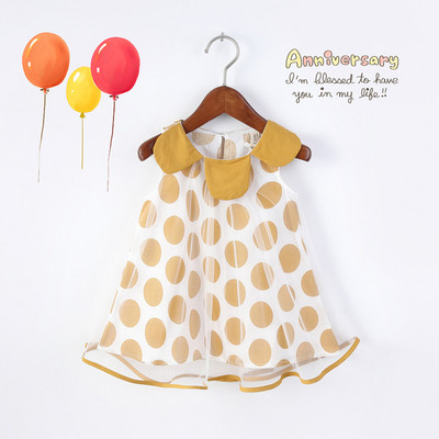 Nyári gyerekruha pöttyös tüllel