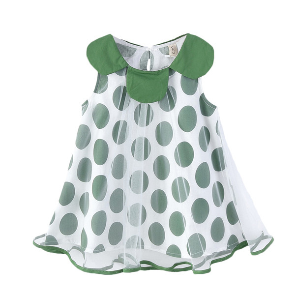 Nyári gyerekruha pöttyös tüllel