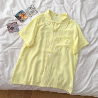 Ikdienas sieviešu krekla plats modelis ar kabatu