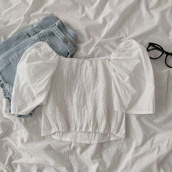 Camasa de dama model nou cu decolteu patrat si nasturi