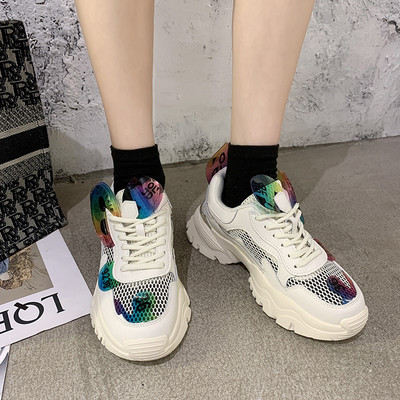 Uus mudel värviliste motiividega naiste tossud