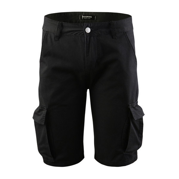 Meeste vabaaja küljetaskutega lühikesed püksid